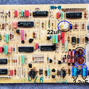 Late VDO Cruise control amplifier Capacitor kit