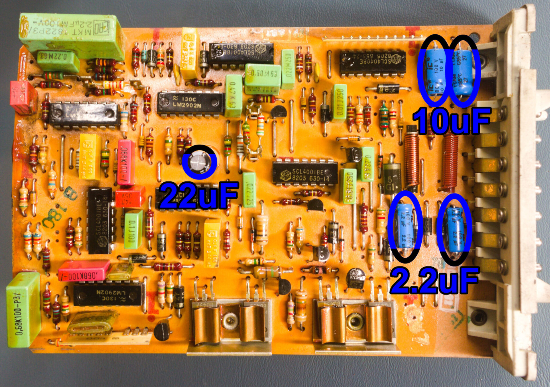 Late cruise amp capacitor kit